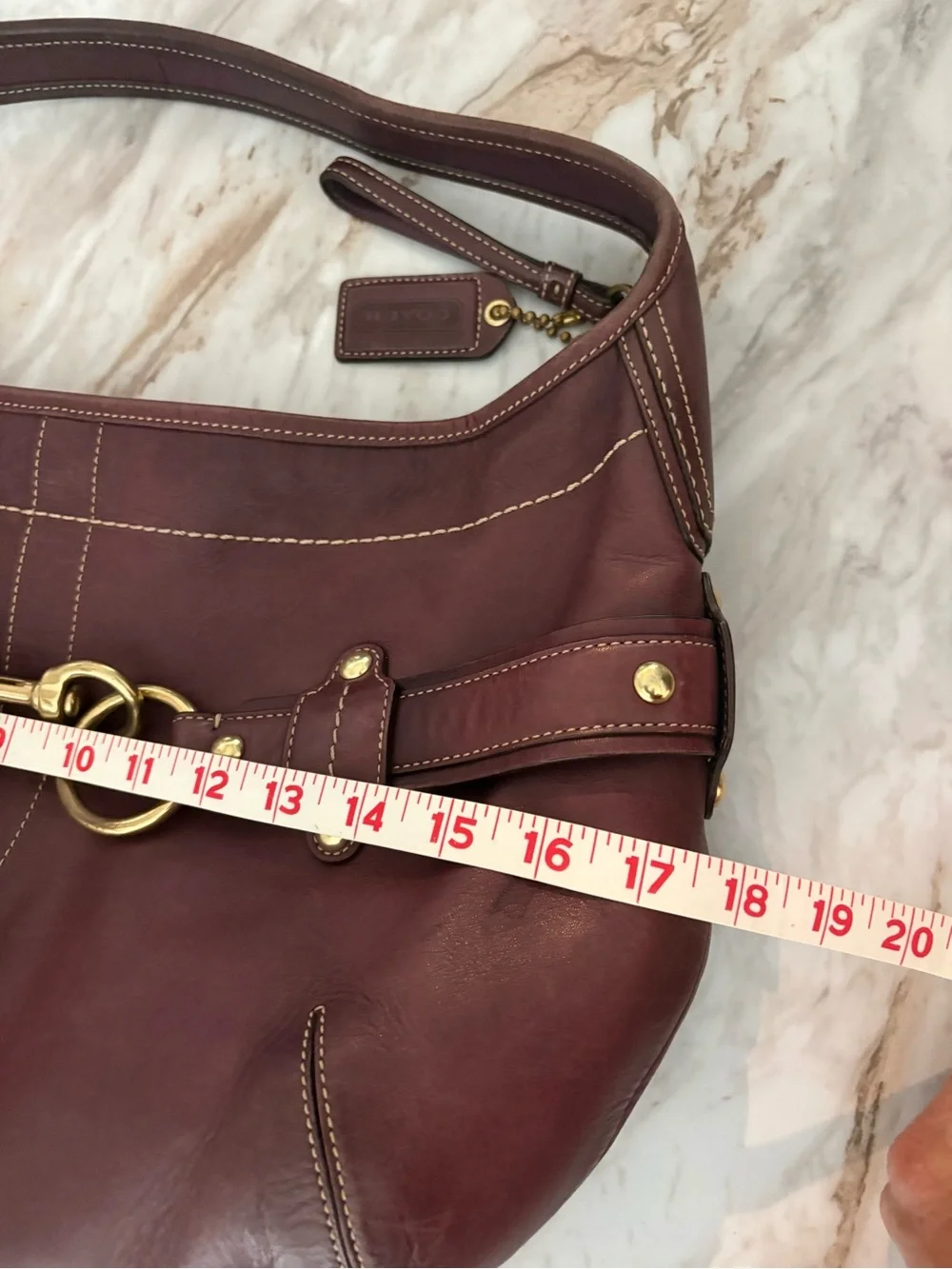 Coach Ergo Hobo Horsebit Hobo Shoulder Bag, in a burgundy E0793-11262 RARE!!